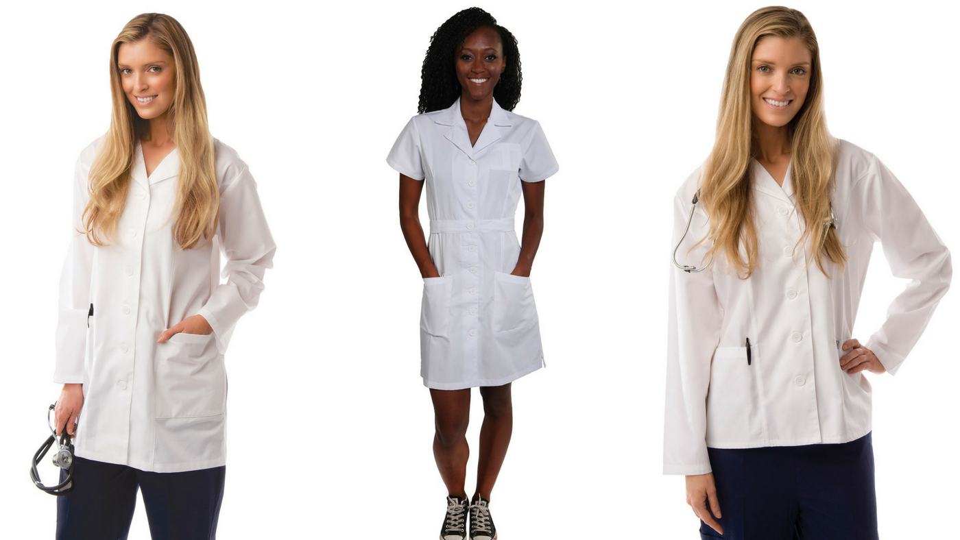 Women in white coats hotsell