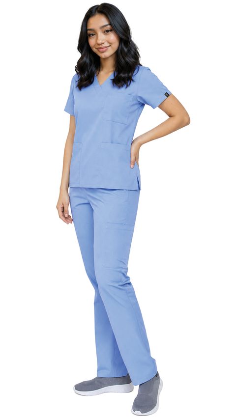 Women's Classic 8 Pocket Uniform Scrubs - Style 103