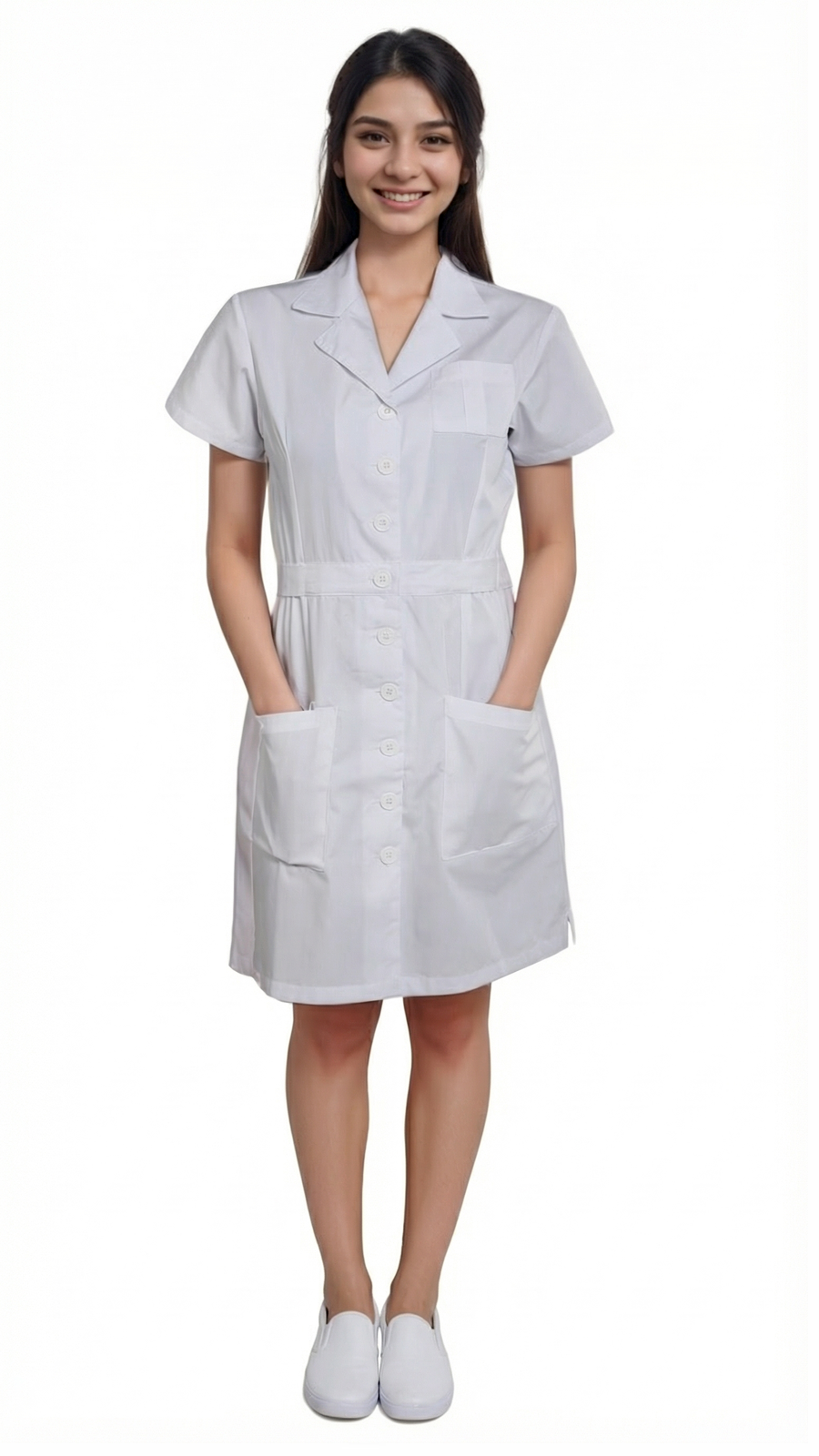 Dress A Med Famous Nursing School Graduation Dress, Women's, Size: XL, White Dress A Med Famous Nursing School Graduation Dress, Women's, Size: XL, White