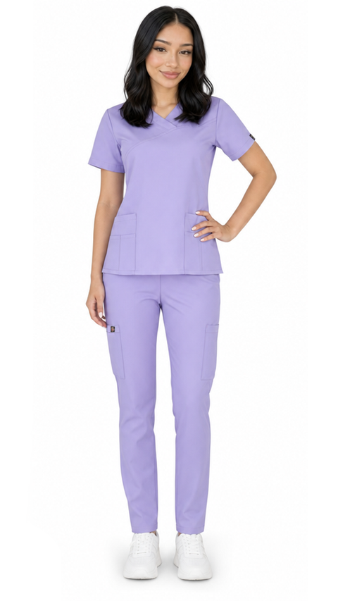 Women's 4-Way Extreme Stretch Uniform Set - Style ST100 - Dress A Med