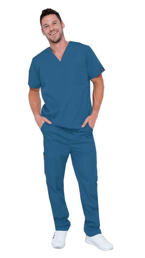 Men's 7 Pocket Soft Stretch Uniform Scrubs - Style ST101