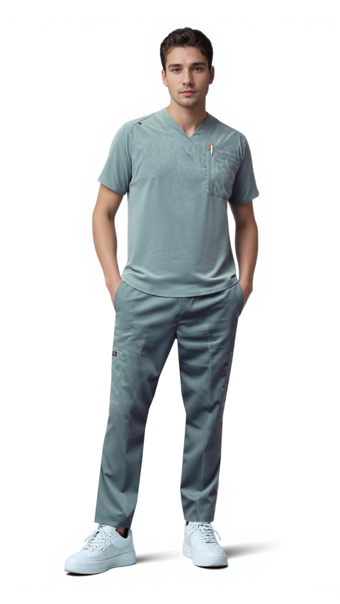 Men's 7 Pocket Soft Stretch Uniform Scrubs - Style ST101