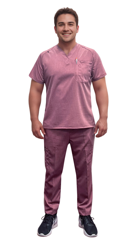 Men's 7 Pocket Soft Stretch Uniform Scrubs - Style ST101
