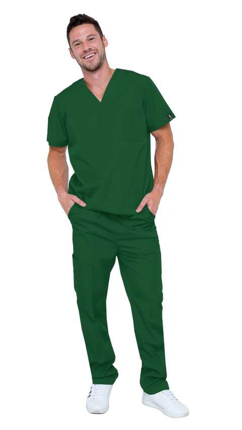 Men's 7 Pocket Soft Stretch Uniform Scrubs - Style ST101