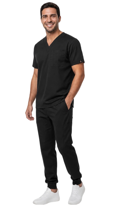 Men's 7 Pocket Soft Stretch Jogger Scrubs - Style ST101-JR