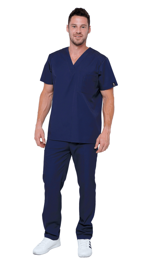Men's 6 Pocket Soft Stretch Uniform Scrubs - Style ST101