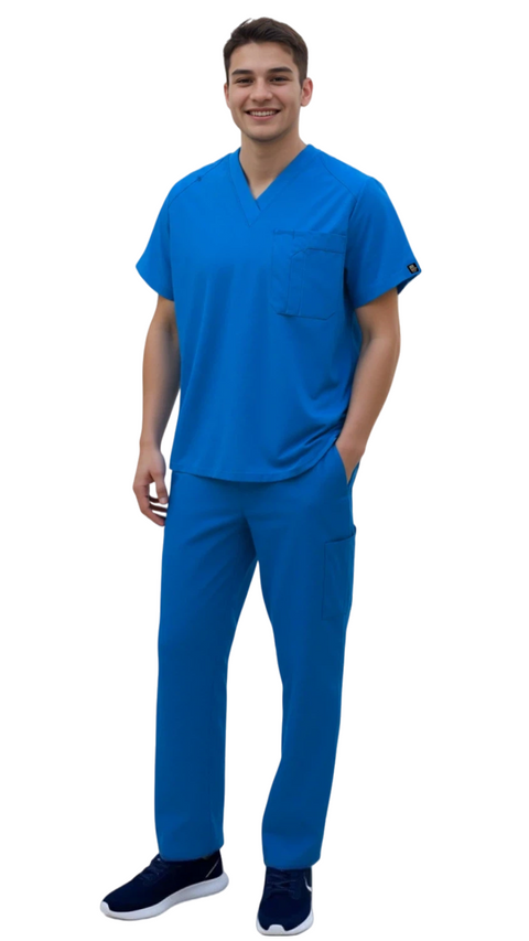 Men's 7 Pocket Soft Stretch Uniform Scrubs - Style ST101