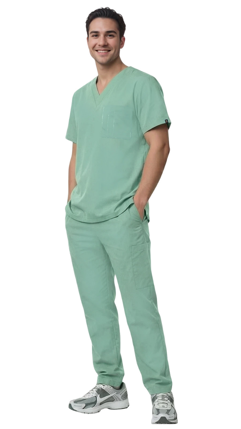 Men's 7 Pocket Soft Stretch Uniform Scrubs - Style ST101