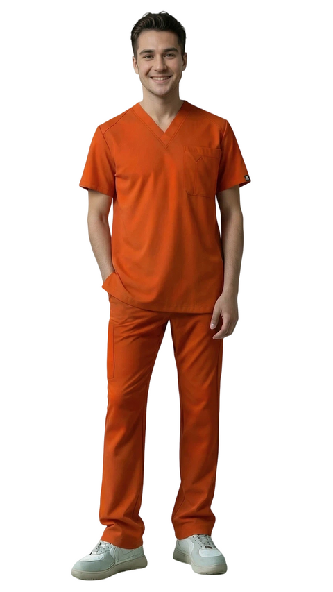 Men's 7 Pocket Soft Stretch Uniform Scrubs - Style ST101