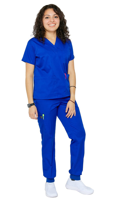Women's Classic 8 Pocket Jogger Uniforms - Style 103-JR - Dress A Med
