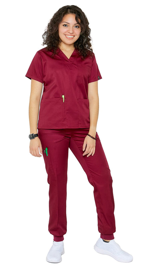 Women's Classic 8 Pocket Jogger Uniforms - Style 103-JR - Dress A Med