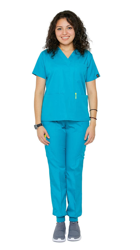 Women's Classic 8 Pocket Jogger Uniforms - Style 103-JR - Dress A Med