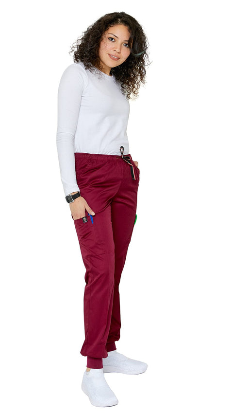 Women's Sporty Single Jogger Uniform Pants - Dress A Med