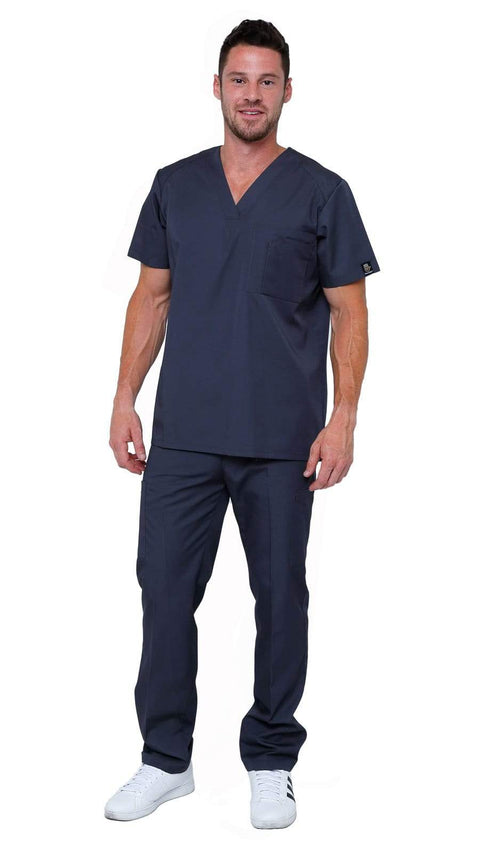 Men's Lightweight 6 Pocket Classic Uniform Scrubs - Style 101 - Dress A Med