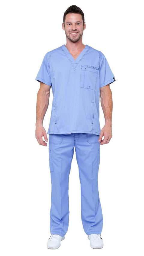 Men's Multi Pocket Utility Medical Scrubs - Style 102AV - Dress A Med