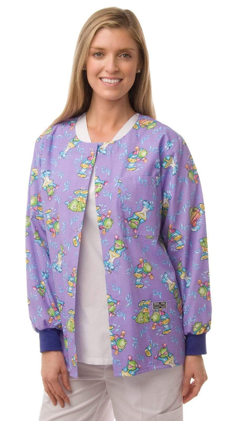 Women's Frog Warm Up Jacket Medical Uniform - Dress A Med
