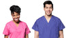 Is there a specific reason why medical scrubs are v-necked?