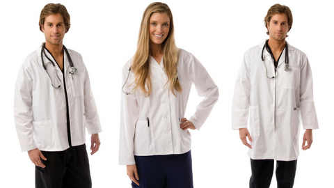What are the jobs or fields that require you to wear a lab coat?
