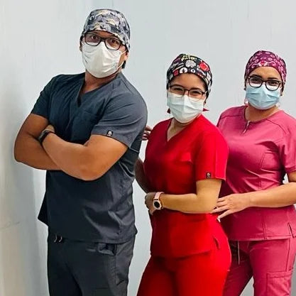 Women's Soft Stretch Silver Zipper Jogger Uniform - Style ST400-JR