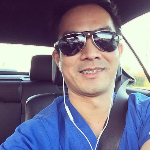 Men's Multi Pocket Utility Medical Scrubs