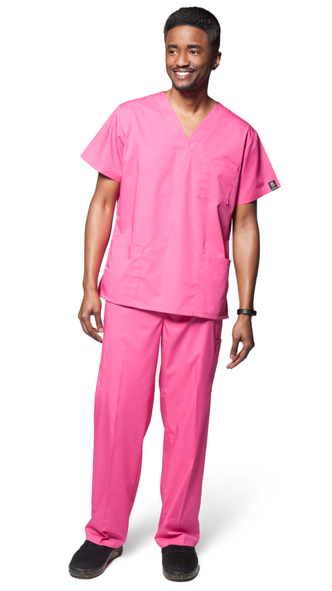 Men's Slim Fit 8 Pocket Uniform Scrubs - Style 103
