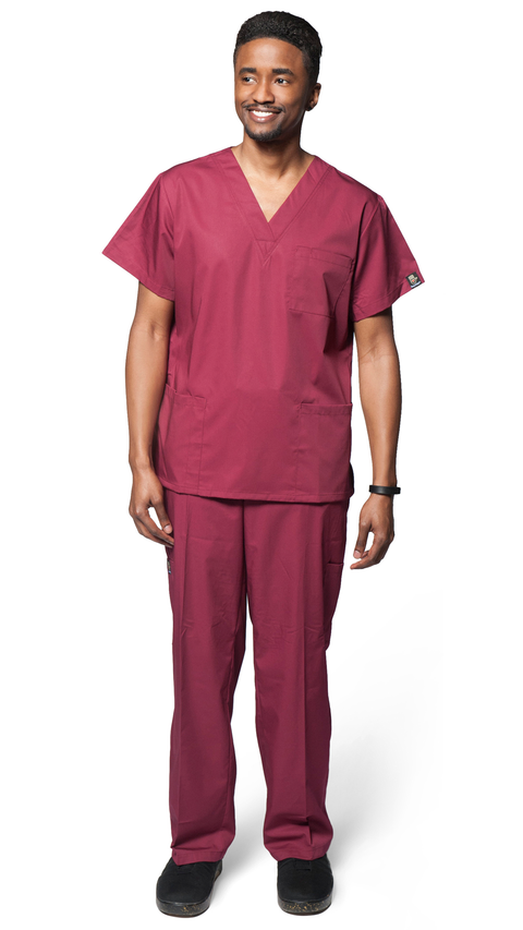 Men's Slim Fit 8 Pocket Uniform Scrubs - Style 103
