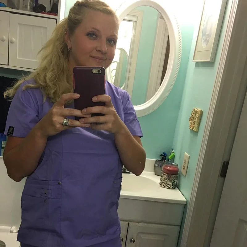 Women's 11 Pocket Slim Fit Uniform Scrubs