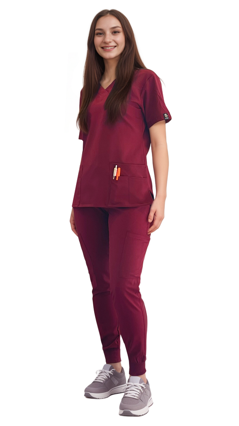 Women's 4-Way Extreme Stretch Jogger Scrubs - Style ST100-JR