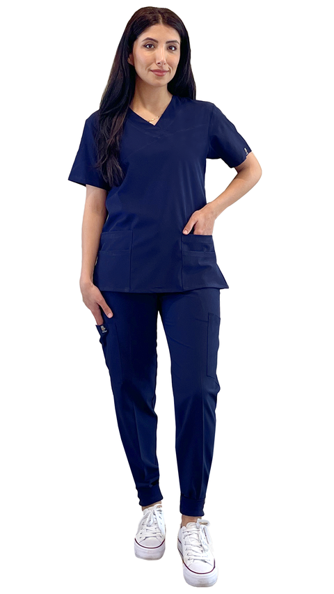 Women's 4-Way Extreme Stretch Jogger Scrubs - Style ST100-JR