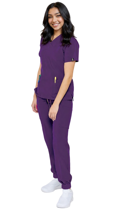 Women's 4-Way Extreme Stretch Jogger Scrubs - Style ST100-JR
