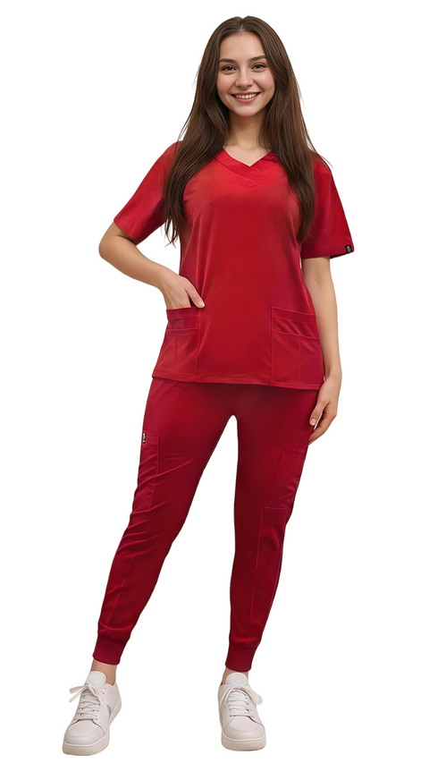 Women's 4-Way Extreme Stretch Jogger Scrubs - Style ST100-JR