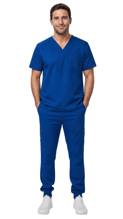 Men's 7 Pocket Soft Stretch Jogger Scrubs - Style ST101-JR