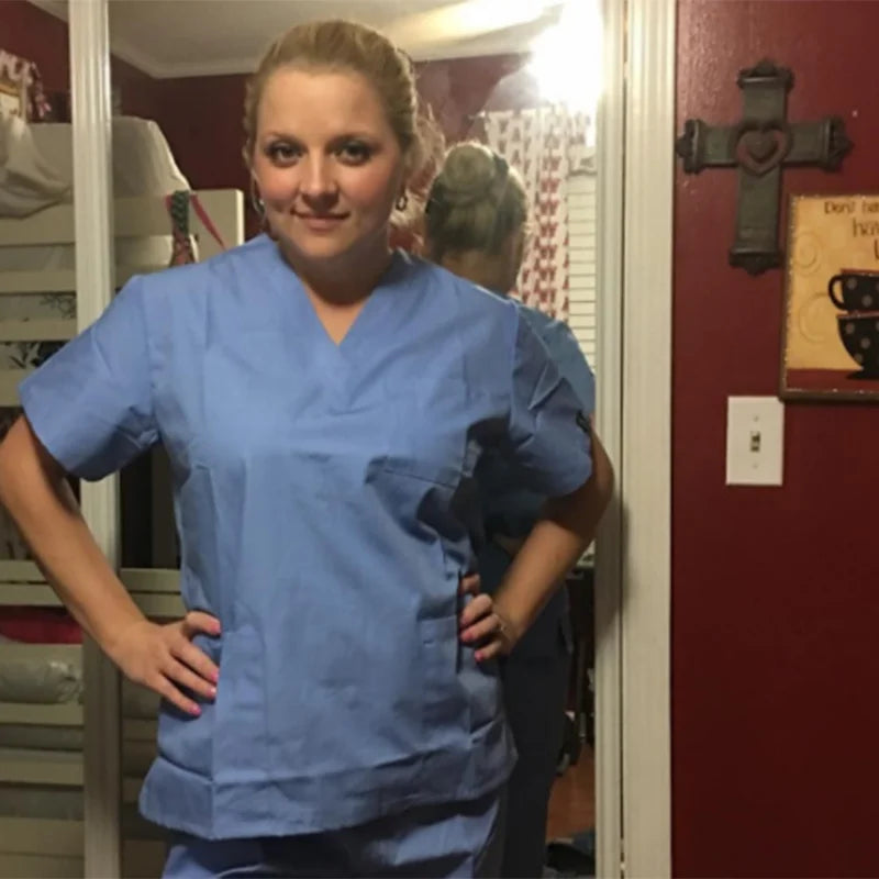 Women's Classic 7 Pocket Basic Uniform Scrubs