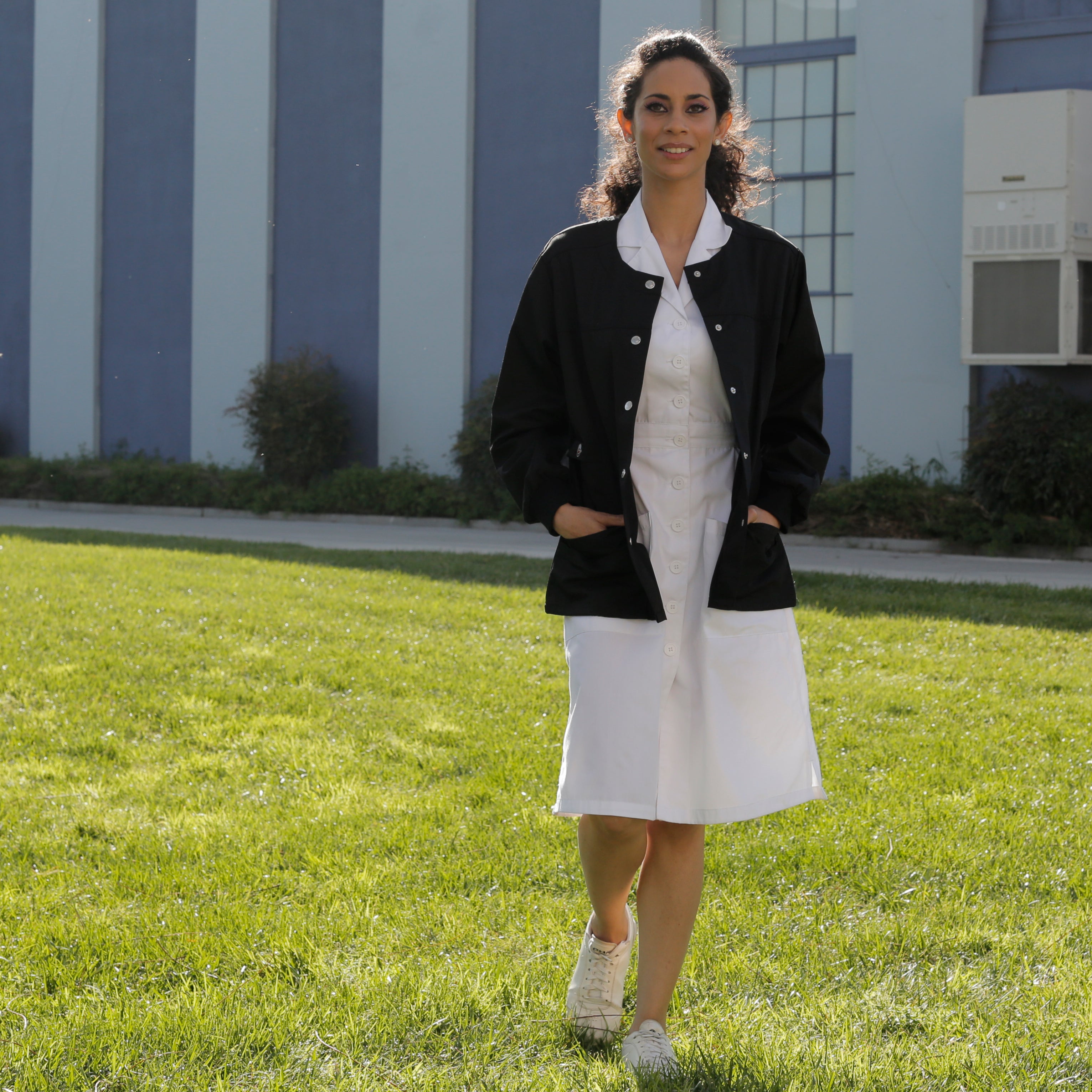 White Nursing Dress