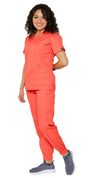 Women's 11 Pocket Slim Fit Jogger Uniforms - Style 408-JR - Dress A Med