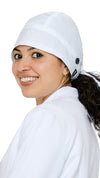 Nurse Skull Cap Hat with Mask Extending Buttons - Dress A Med