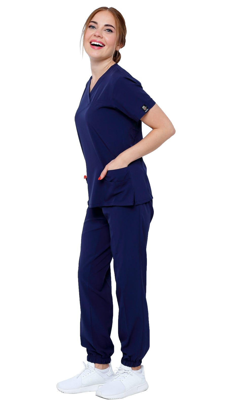 Dress A Med Women's Slim Fit 4 Way Stretch Jogger Scrubs