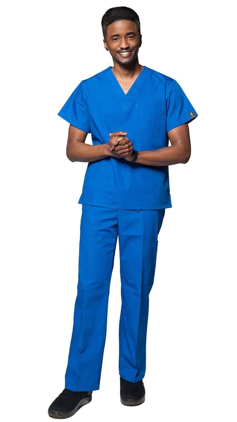 Men's Slim Fit 8 Pocket Uniform Scrubs - Style 103 - Dress A Med