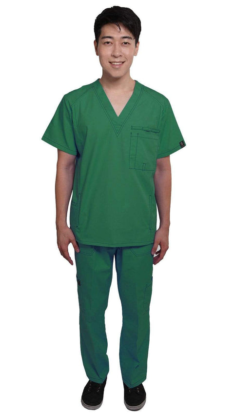 Men's Multi Pocket Utility Medical Scrubs - Style 102AV - Dress A Med