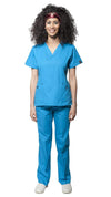 Women's 11 Pocket Slim Fit Uniform Scrubs - Style 408 - Dress A Med