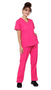 Women's 6 Pocket Slim Fit Medical Scrubs - Dress A Med